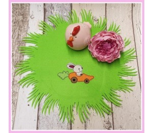 Stickdatei - Hasi Auto Fransenappli